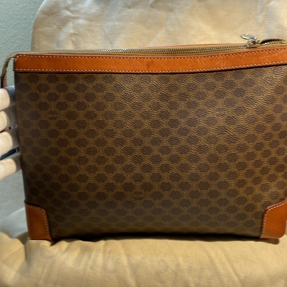 Authentic Celine Vintage Macadam Clutch PVC and key holder - Picture 3 of 16